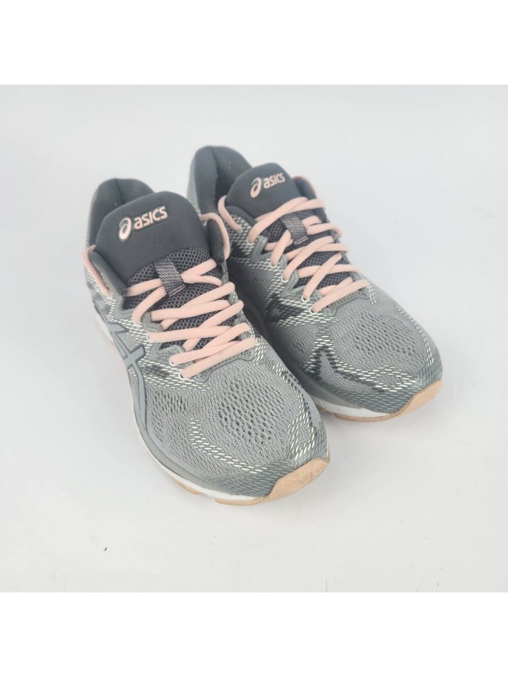 Asics Gel Nimbus 20 Running Shoes Women's Size 8 Walking Sneakers Gray Pink